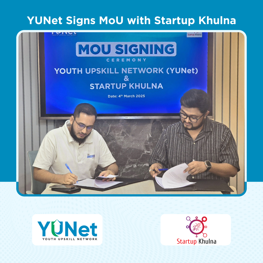YUNet & Startup Khulna MoU